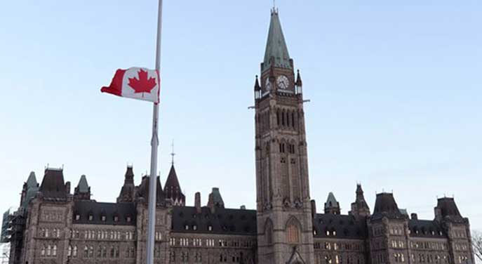 Canada is not a half-mast nation