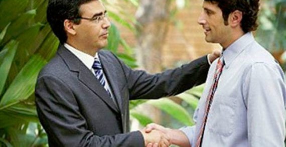 Shaking hands Why leaders should watch their body language