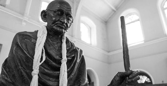 gandhi Where is the willingness to suffer for your beliefs?