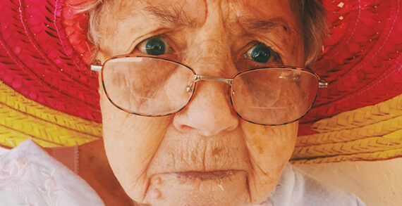 elderly woman grandmother The government is not our mom