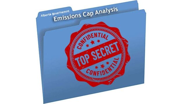 Why is Alberta withholding its own emissions cap analysis?