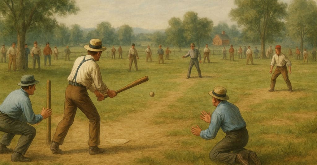 Forget Hoboken. Baseball may have been born in Canada