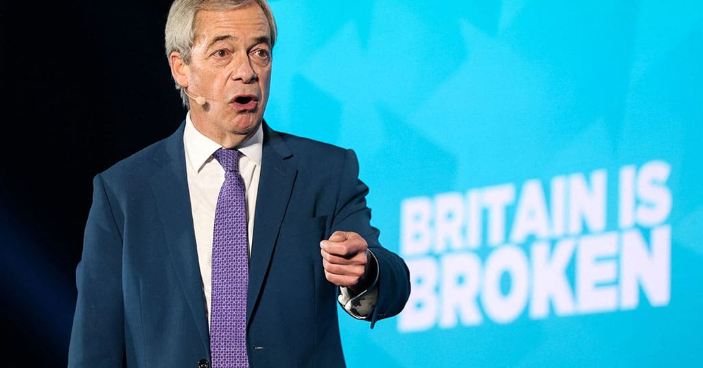 Reform UK is soaring and Britain’s Establishment is panicking