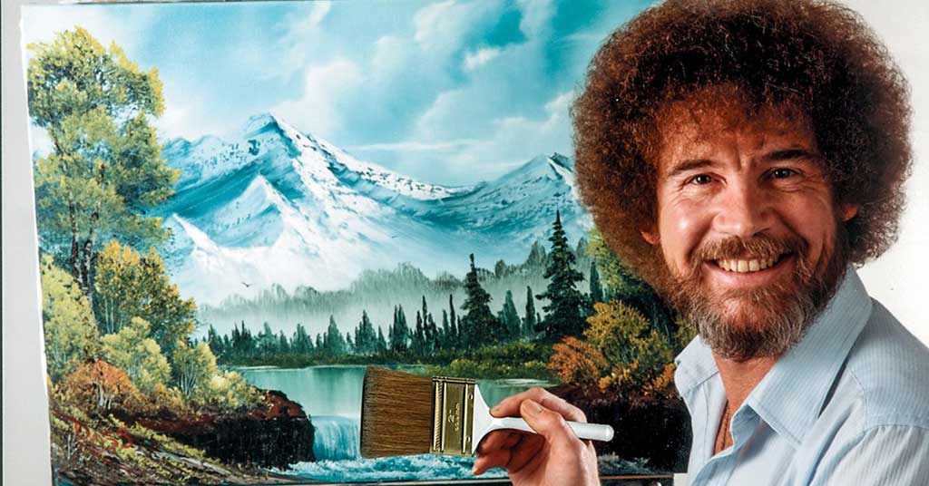 Bob Ross didn’t just paint. He democratized art